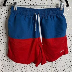 Chubbies Men’s Blue and Red Swim Shorts
